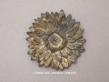 1860年頃 アンティーク  向日葵のオーナメント ブロンズ製 教会の装飾