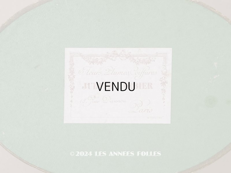 画像4: アンティーク  布花&フェザーの紙箱 帽子箱 FLEURS, PLUMES, COIFFURES - JUDITH BARBIER -