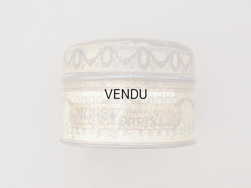 画像4: アンティーク マリー・アントワネットのパウダーボックス POUDRE DE RIZ BELLAMIA PARFUMEE AUX FLEURS DE FRANCE  - MURCY PARIS -