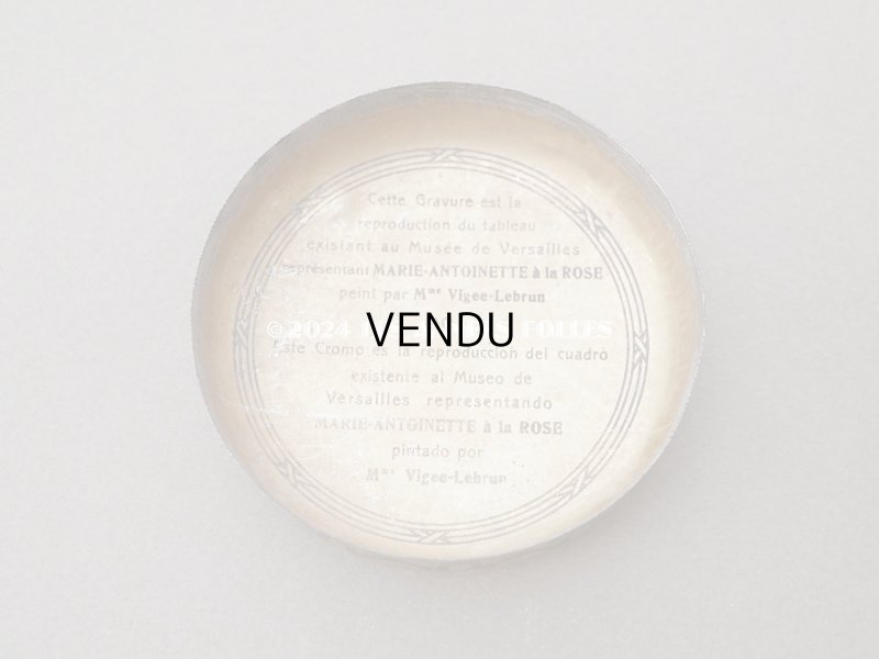 画像8: アンティーク マリー・アントワネットのパウダーボックス POUDRE DE RIZ BELLAMIA PARFUMEE AUX FLEURS DE FRANCE  - MURCY PARIS -