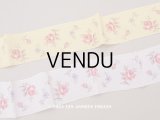 ＊蚤の市セット＊アンティーク 薔薇のリボン 2種のセット 2.8m