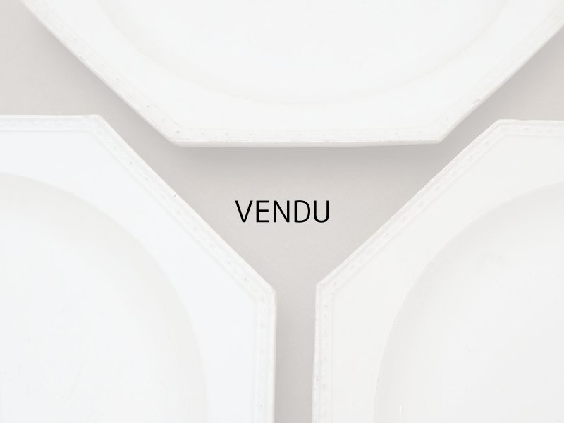 画像9: 1806~1834年 アンティーク オクトゴナル プレート CREIL クレイユ窯