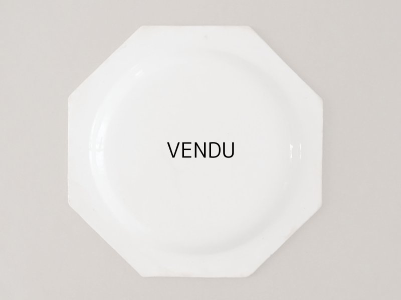 画像9: 1820~1855年 アンティーク オクトゴナル プレート Fouque & Arnoux フーク&アルノー窯 