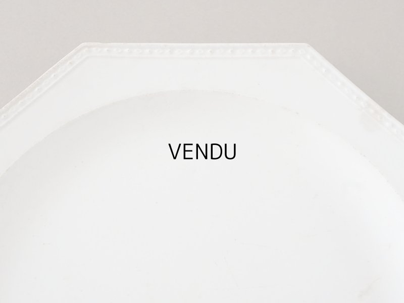 画像5: 1806~1834年 アンティーク オクトゴナル プレート CREIL クレイユ窯