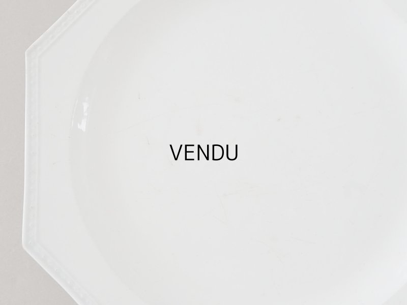 画像4: 1806~1834年 アンティーク オクトゴナル プレート CREIL クレイユ窯