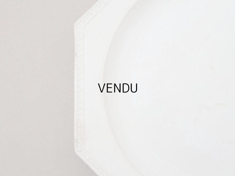 画像7: 1806~1834年 アンティーク オクトゴナル プレート CREIL クレイユ窯