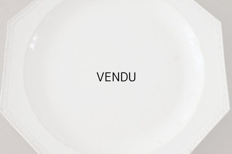 画像3: 1806~1834年 アンティーク オクトゴナル プレート CREIL クレイユ窯