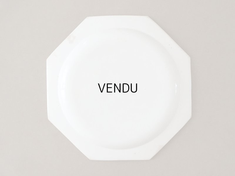 画像6: 1806~1834年 アンティーク オクトゴナル プレート CREIL クレイユ窯