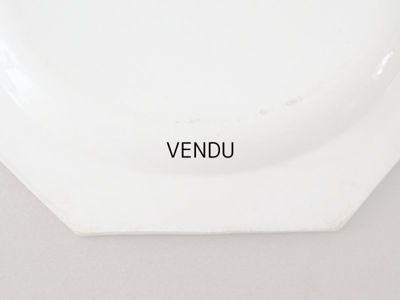 画像8: 1799~1815年 アンティーク オクトゴナル プレート SEVRES セーブル窯 