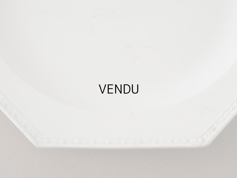 画像3: 1806~1834年 アンティーク オクトゴナル プレート CREIL クレイユ窯