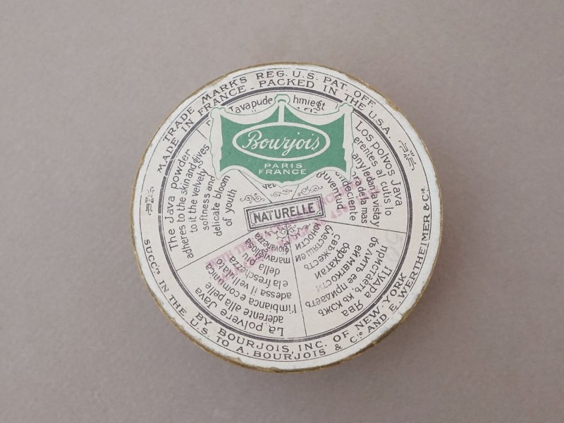 画像3: 1879年 アンティーク パウダーボックス POUDRE DE RIZ DE JAVA - A. BOURJOIS&CIE PARIS -