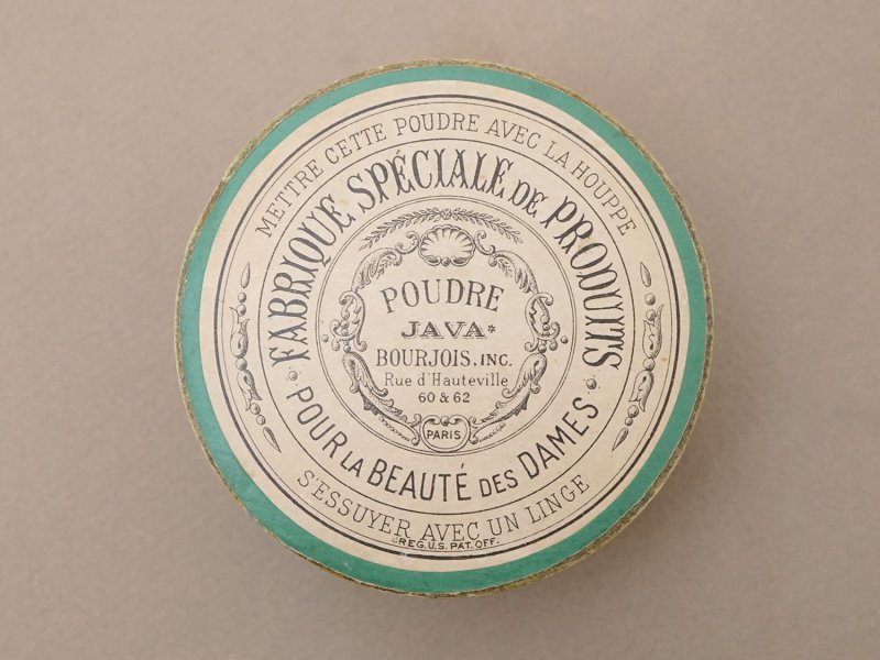 画像2: 1879年 アンティーク パウダーボックス POUDRE DE RIZ DE JAVA - A. BOURJOIS&CIE PARIS -