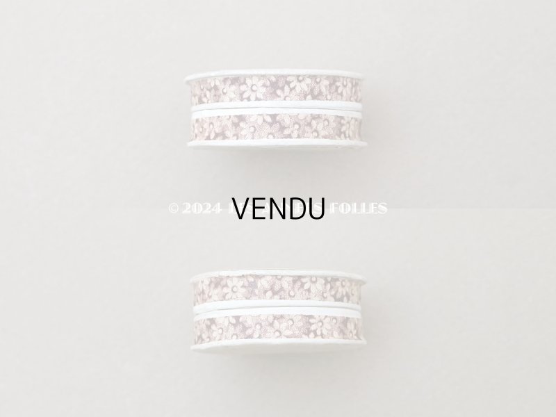 画像4: アンティーク 花模様の小さなパウダーボックス  POUDRE DE RIZ