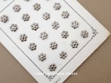アンティーク ドール用 極小 メタルボタン 8.5mm シルバー ピース売り