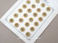 画像4: 19世紀 アンティーク ドール用 カットスチールボタン 10mm ピース売り シルバー&ゴールド  (4)