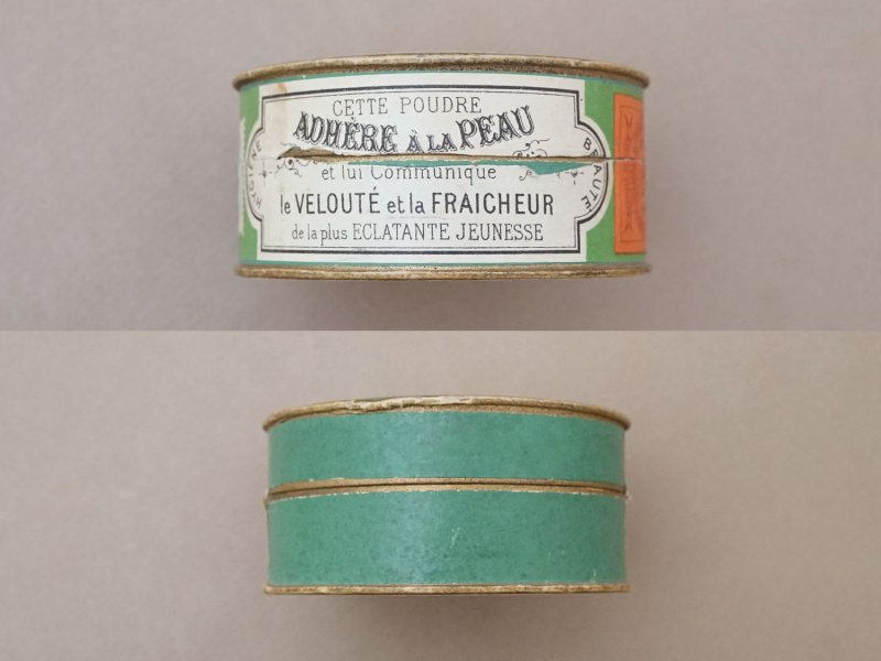 画像8: 1879年 アンティーク パウダーボックス POUDRE DE RIZ DE JAVA - A. BOURJOIS&CIE PARIS -