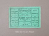 1855年頃 アンティーク クロスステッチの図案帳 COLLECTION CHOISIE DES DESSINS D'OUVRAGES DE LA MAISON SAJOU N13 - MAISON SAJOU -