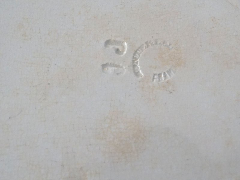 画像8: 19世紀 アンティーク パールブルーのオクトゴナル プレート クレイユモントロー - CREIL ET MONTEREAU -