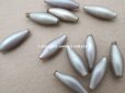 画像5: アンティーク サフィレット色 スフレビーズ  5×15mm 12ピースのセット 吹きガラス製ビーズ