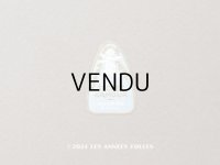アンティーク 天使のパフュームラベル SECRET D'AMOUR - AUZIERE PARIS -