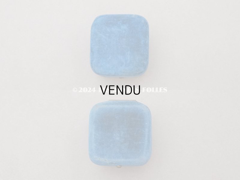 画像3: 19世紀 アンティーク リングボックス ブルーのベルベット ジュエリーボックス 