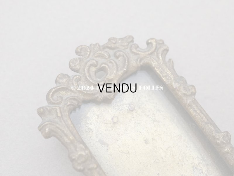 画像7: 19世紀 アンティーク とても小さなフォトフレーム  ロカイユ装飾