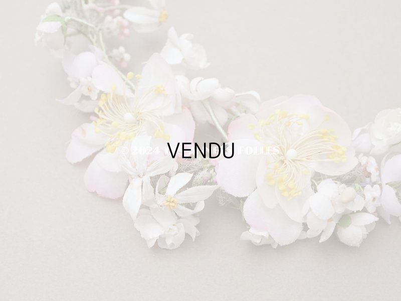 画像6: アンティーク 花冠 ヘッドドレス ウェディング 薔薇＆ピンクの勿忘草＆オレンジブロッサム