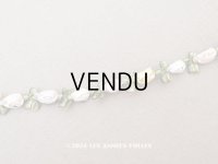 アンティーク シルク製 6色の薔薇のロココトリム 60cm パウダーカラー ロココリボン 