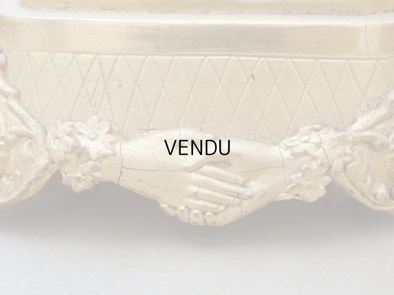 画像10: 19世紀末 アンティーク マリアージュの台座 ハンドモチーフ 結婚式