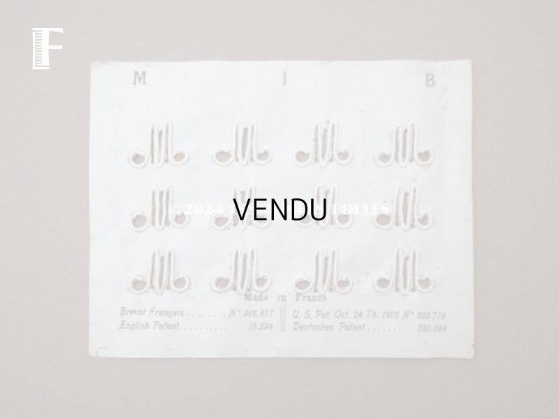 画像8:  アンティーク イニシャル モノグラム 【M】 N1 モノグラムシート イニシャルシート