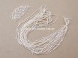 画像2: アンティーク カット入り ガラスビーズ オーロラ加工 4〜4.5×2mm弱 30g (2)