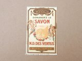 1913年 アンティーク パフュームカード SAVON N.B.DES VERTUS - SAVONNERIE MICHAUD -