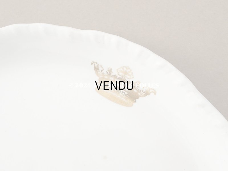 画像9: 1900年頃 アンティーク 王冠紋章入り プレート - BOOTHS ENGLAND -