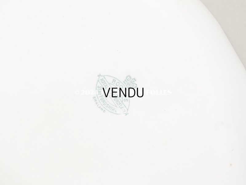 画像21: 1900年頃 アンティーク 王冠紋章入り プレート - BOOTHS ENGLAND -