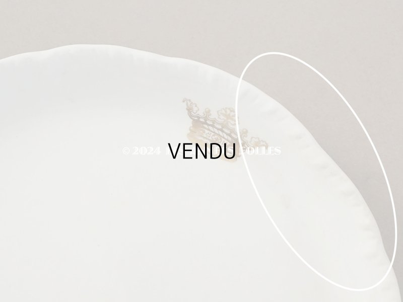 画像14: 1900年頃 アンティーク 王冠紋章入り プレート - BOOTHS ENGLAND -