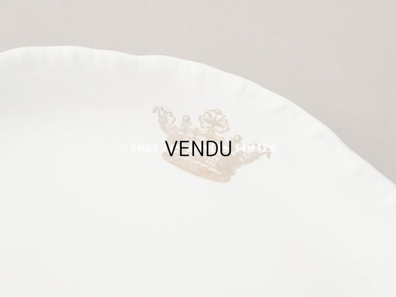 画像4: 1900年頃 アンティーク 王冠紋章入り プレート - BOOTHS ENGLAND -