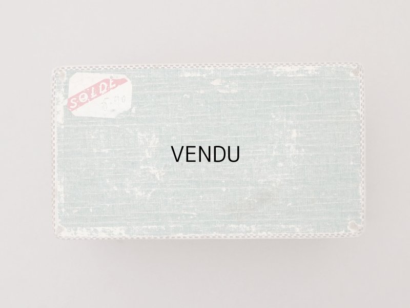 画像5: 1900年頃 アンティーク 薔薇＆リボン＆メダイヨン  カルトナージュボックス アコーディオン式