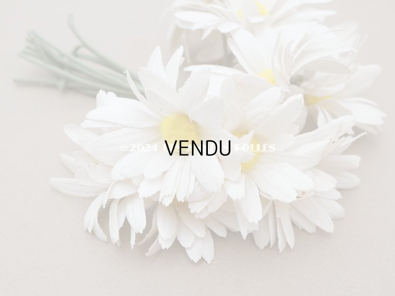 画像5: アンティーク マーガレットの布花