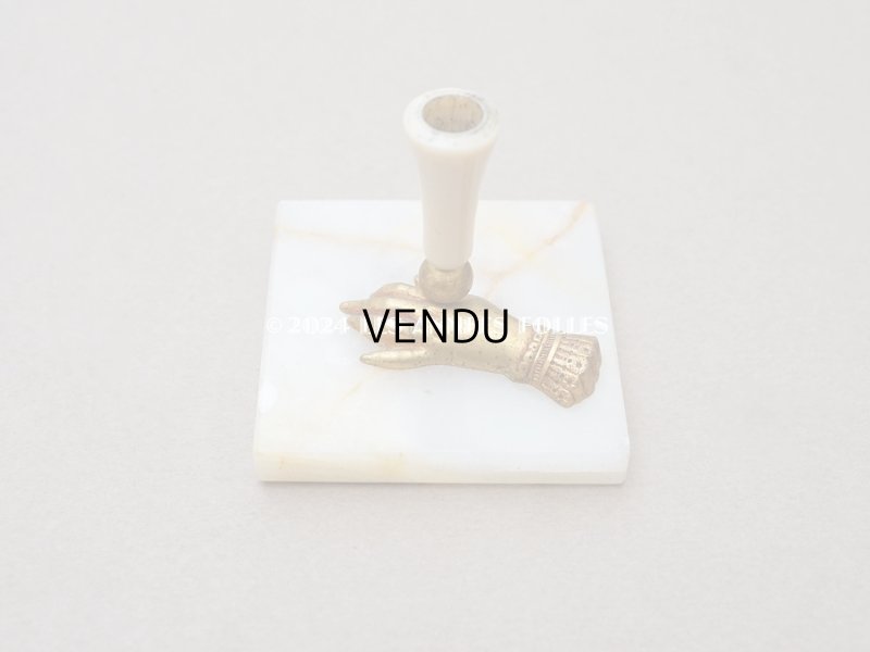 画像3: アンティーク ハンドモチーフのペンホルダー 大理石