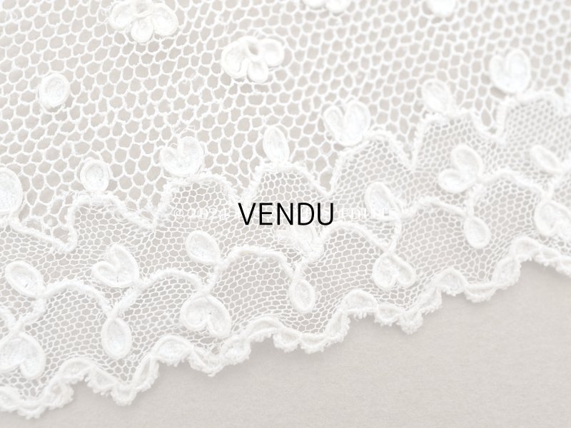 画像4: 19世紀 アンティーク ニードルレース アランソンレース 1.07m 4.4cm幅『ポワン・ダランソン（アランソン）』 