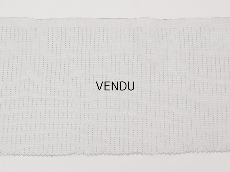 画像7: アンティーク ドット入り 幅広 チュールレース 黒 0.9m 幅29.5cm