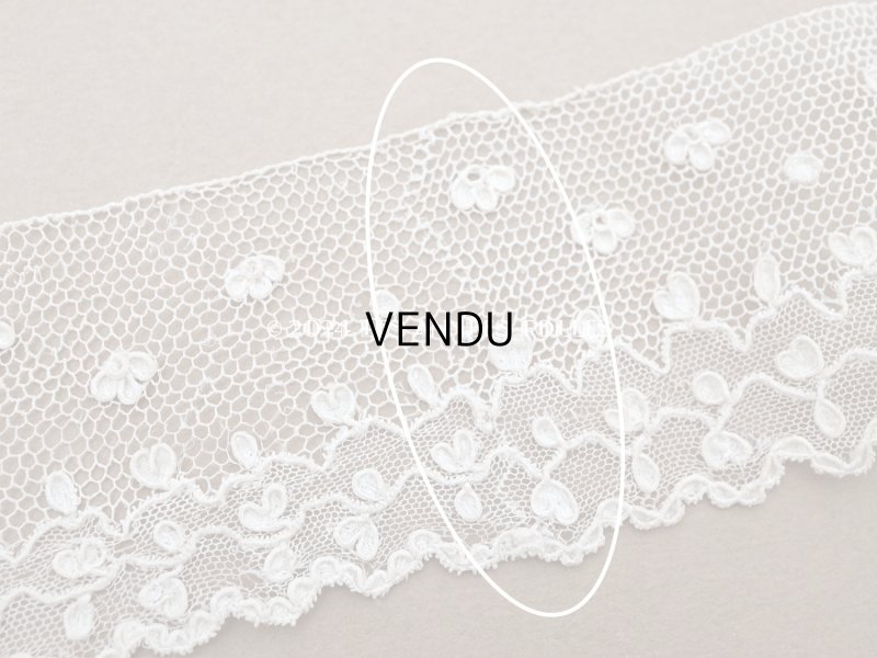 画像5: 19世紀 アンティーク ニードルレース アランソンレース 1.07m 4.4cm幅『ポワン・ダランソン（アランソン）』 