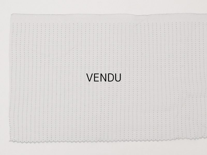 画像6: アンティーク ドット入り 幅広 チュールレース 黒 0.9m 幅29.5cm