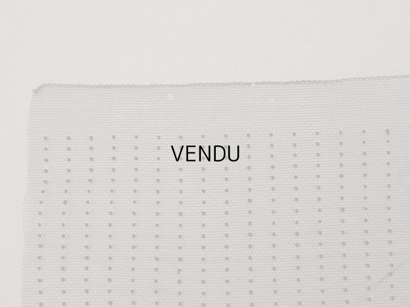 画像9: アンティーク ドット入り 幅広 チュールレース 黒 0.9m 幅29.5cm