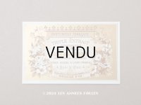 アンティーク パフュームラベル TRIPLE EXTRAIT CONCENTRE - CLAUDIUS LUBIN -