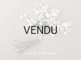 アンティーク 鈴蘭の布花