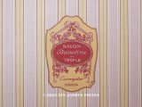 アンティーク ソープラベル 薔薇＆リボンのガーランド SAVON DUVETINE TREFLE - COSMYDOR PARIS -
