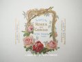 アンティーク ソープラベル 薔薇 SAVON ROSE DU CONGO - VICTOR VAISSIER PARIS -