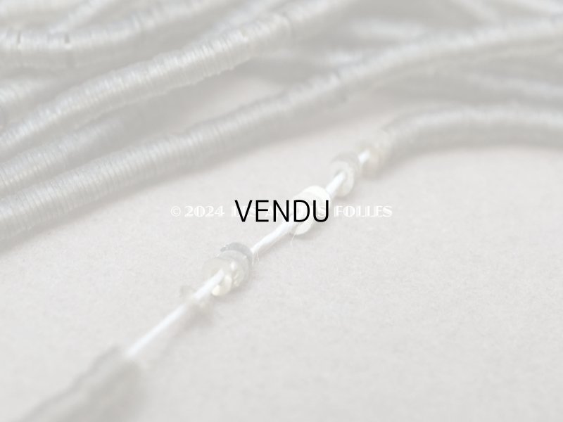 画像3: 1900年頃 アンティーク ゼラチン製 極小1.5mm スパンコール シルバー