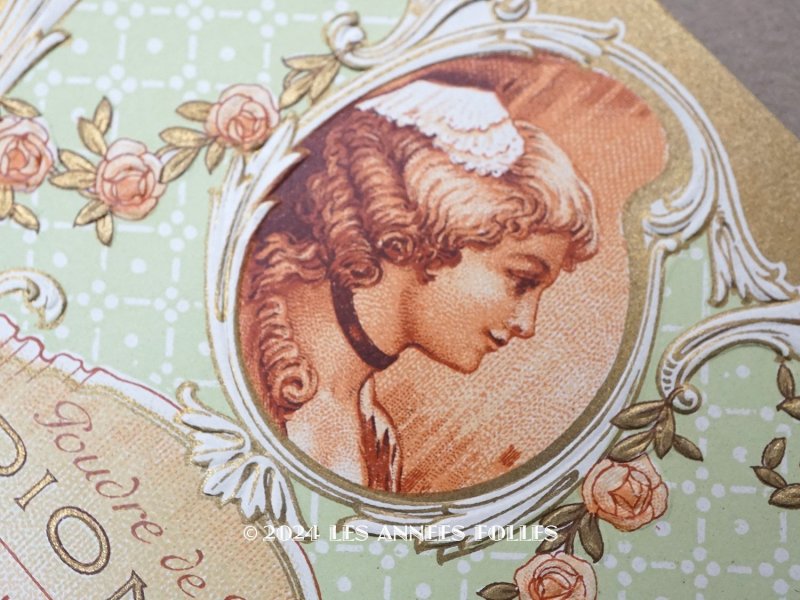 画像2: アンティーク パウダーボックスのラベル POUDRE DE RIZ DIONYS - J.MABBOUX & P.GIRARD PARIS -